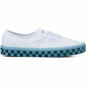 Easy Clean Vans Unisex Translucent Authentic Shoes - True White / Delicate Blue