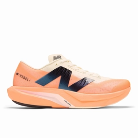 New Balance | Men's FuelCell Rebel V4 Running Shoes - Hot Mango Cushion Line Running Daily