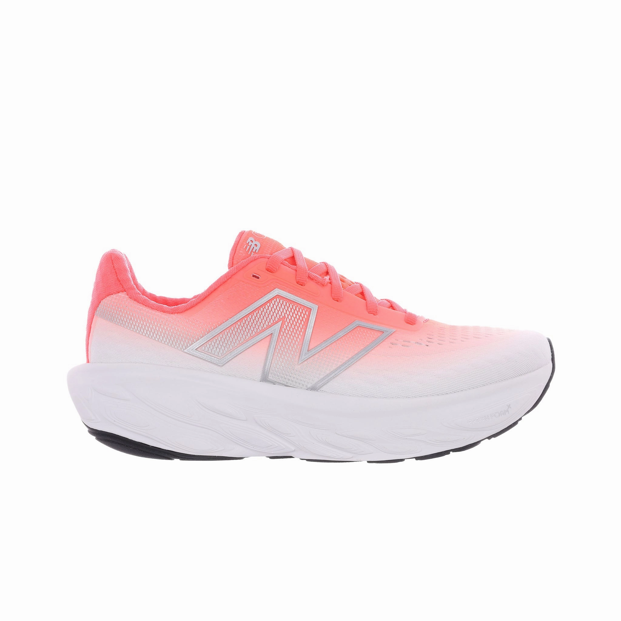 New Balance | Women's Fresh Foam X 1080 V14 Running Shoes - Urgent Red Light Bounce Soft Leather Finish