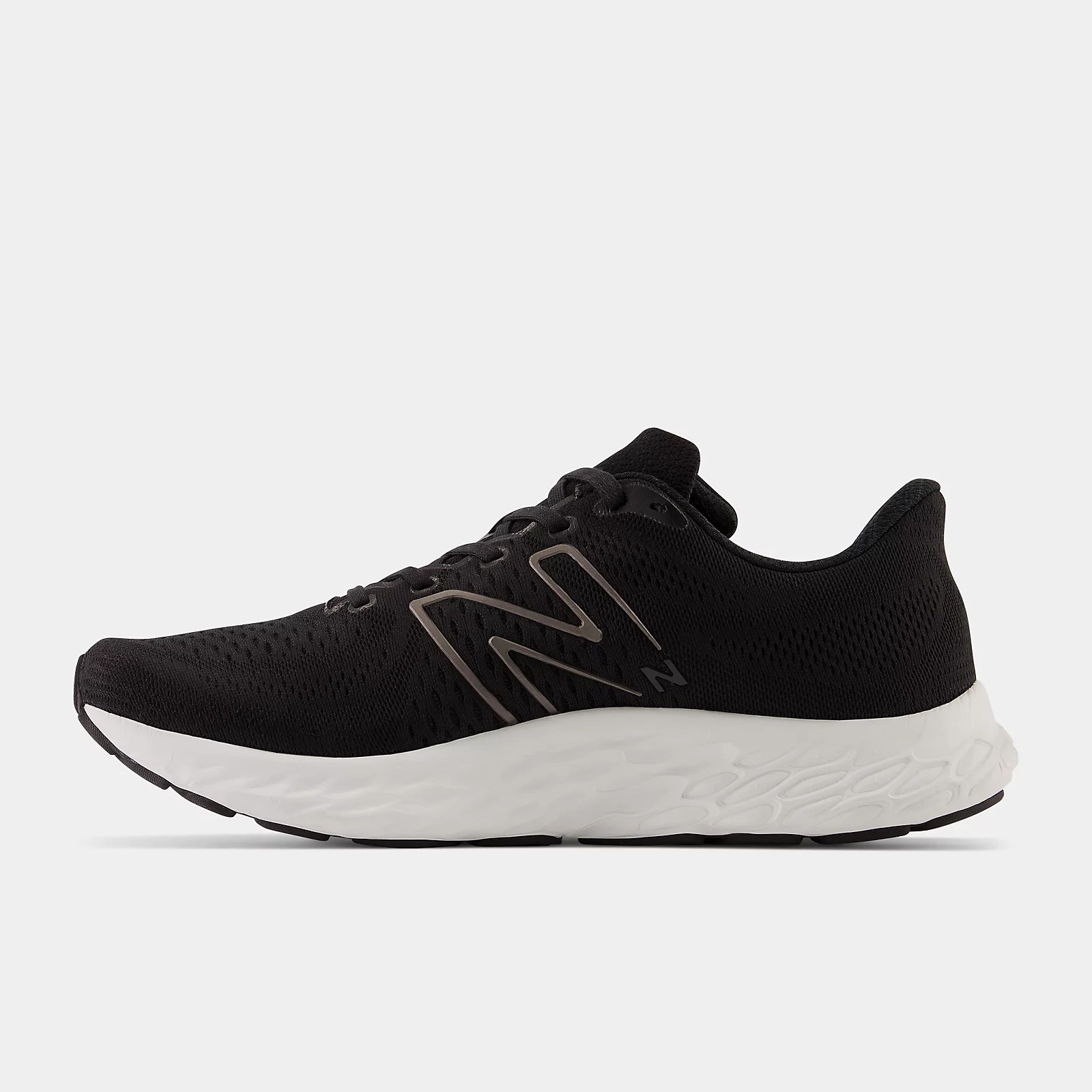 Boost Comfort New Balance Men's Fresh Foam X EVOZ v3 Shoes - Black / Silver Metallic