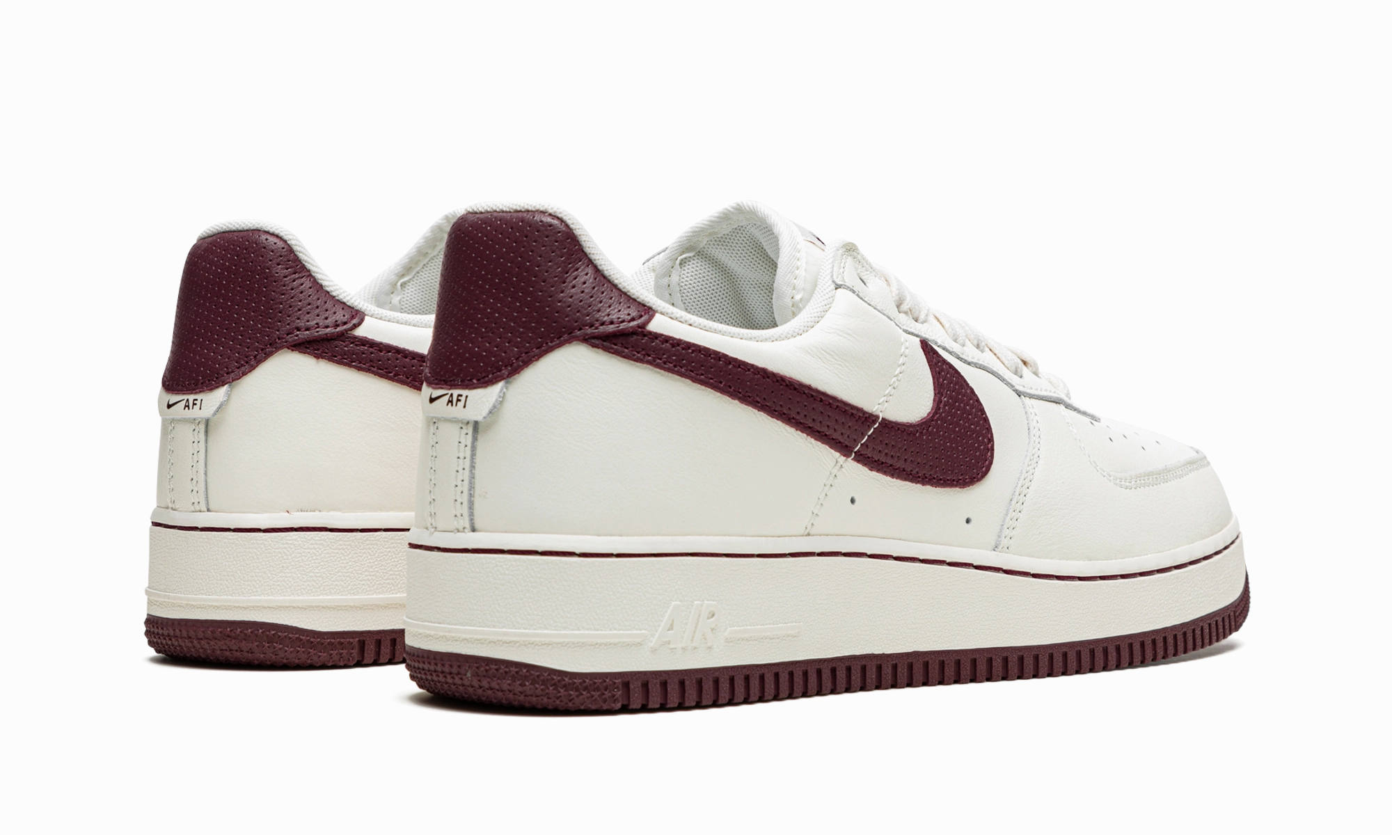 Air Force 1 '07 Craft "Dark Beetroot" Street Casual ElasticMaterial
