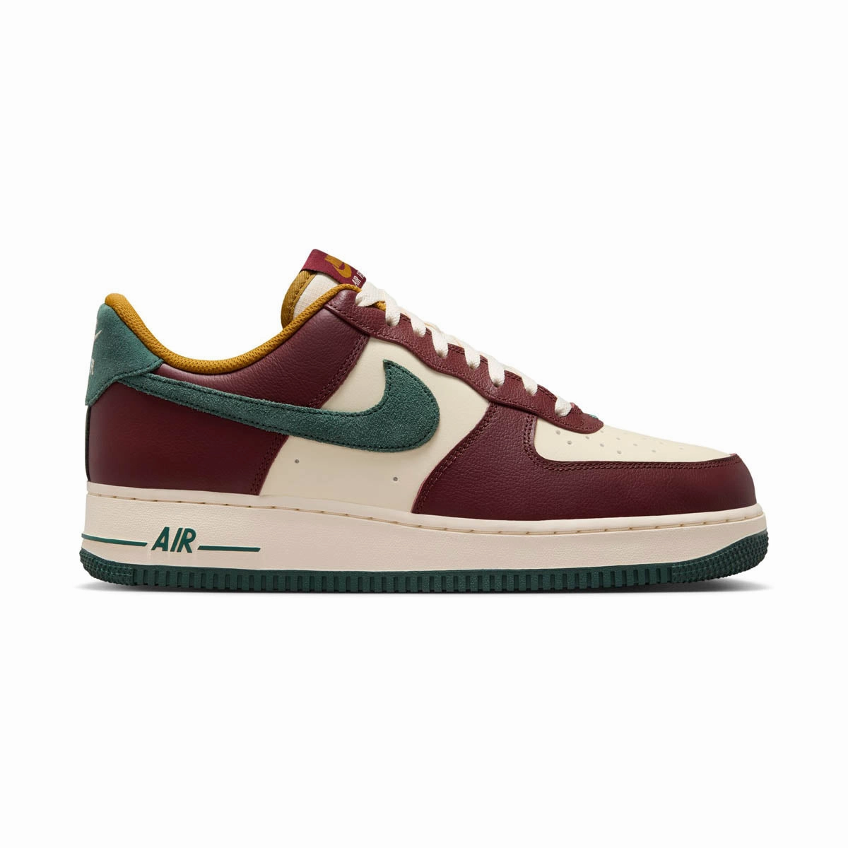 Flexible Traction Nike Air Force 1 '07 LV8 'Dark Team Red Vintage Green' Men's Shoes
