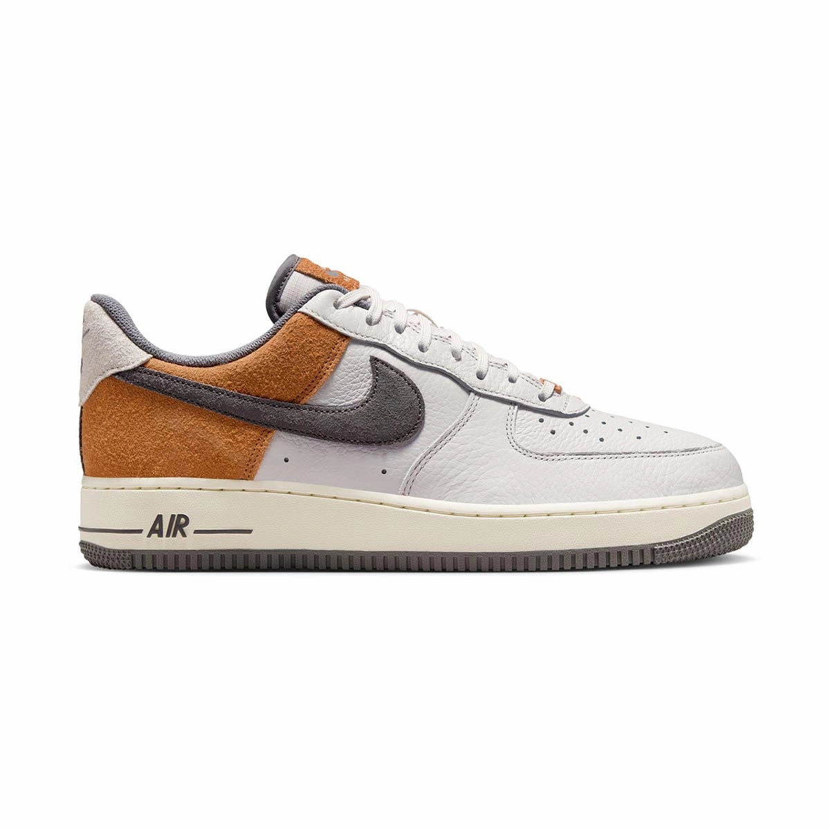 Smooth Soles Nike Air Force 1 '07 LV8 'Sail Gray Light Wheat' Men's Shoes