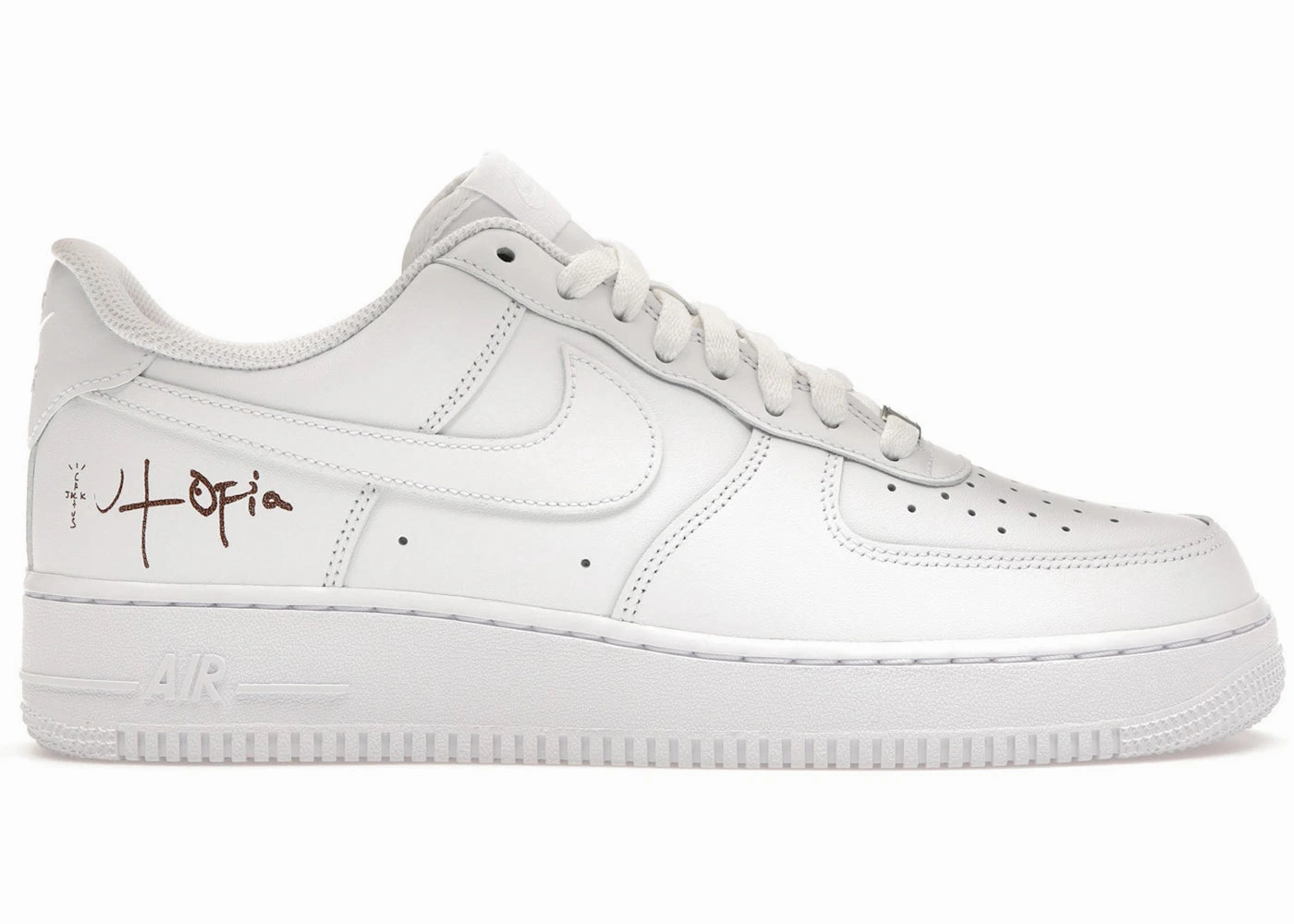 Nike Air Force 1 Low '07 White (Travis Scott Cactus Jack Utopia Edition) Speed Walk Step Support