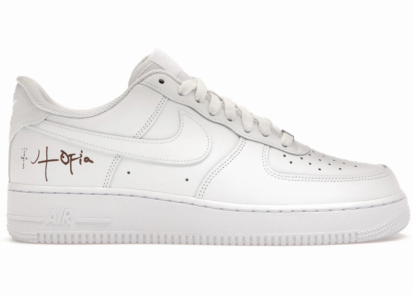 Nike Air Force 1 Low '07 White (Travis Scott Cactus Jack Utopia Edition) Flower Hike Step Safe