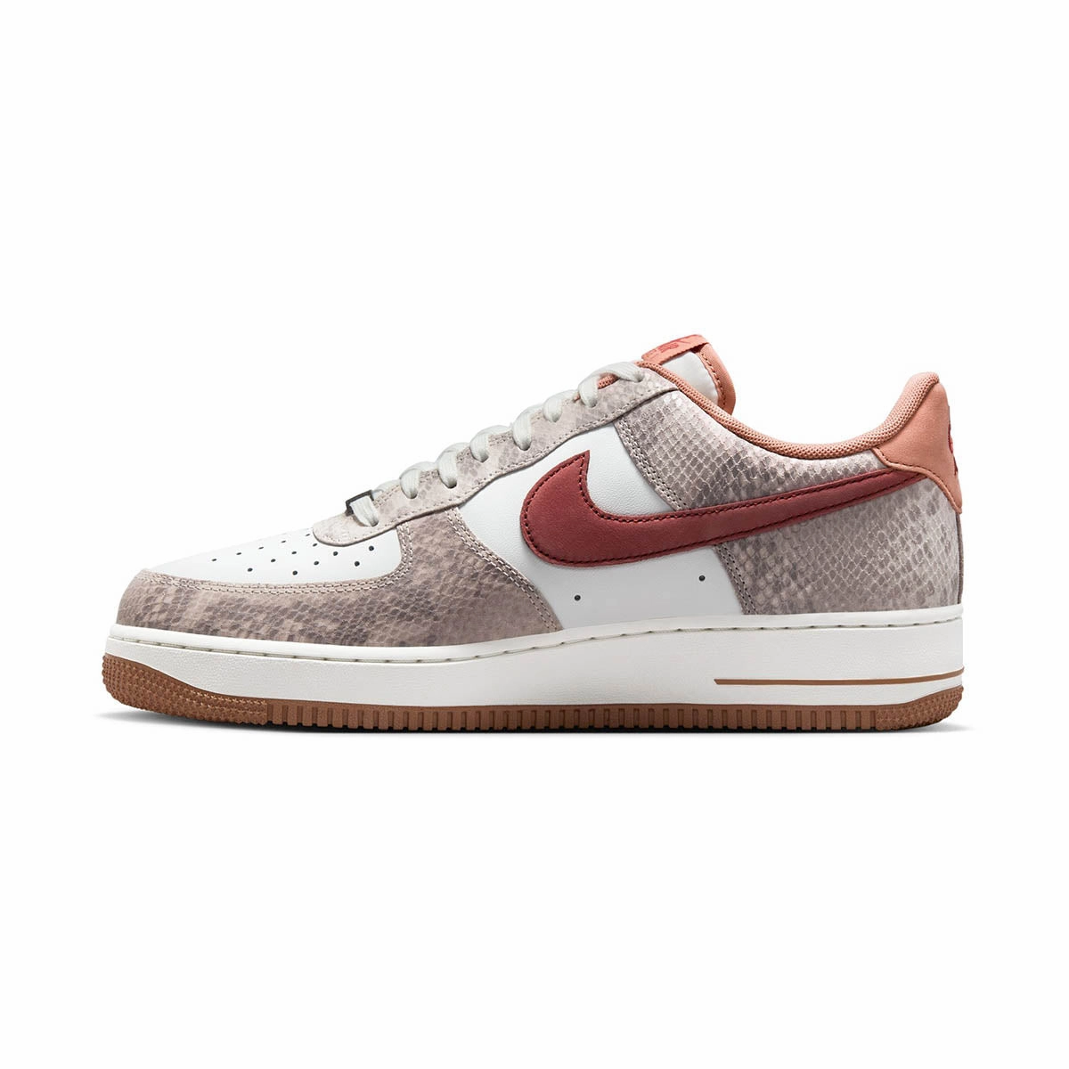 Endurance Performance Reinforced Ankle Collar Nike Air Force 1 Low 'Canyon Rust Snakeskin' Men's Shoes