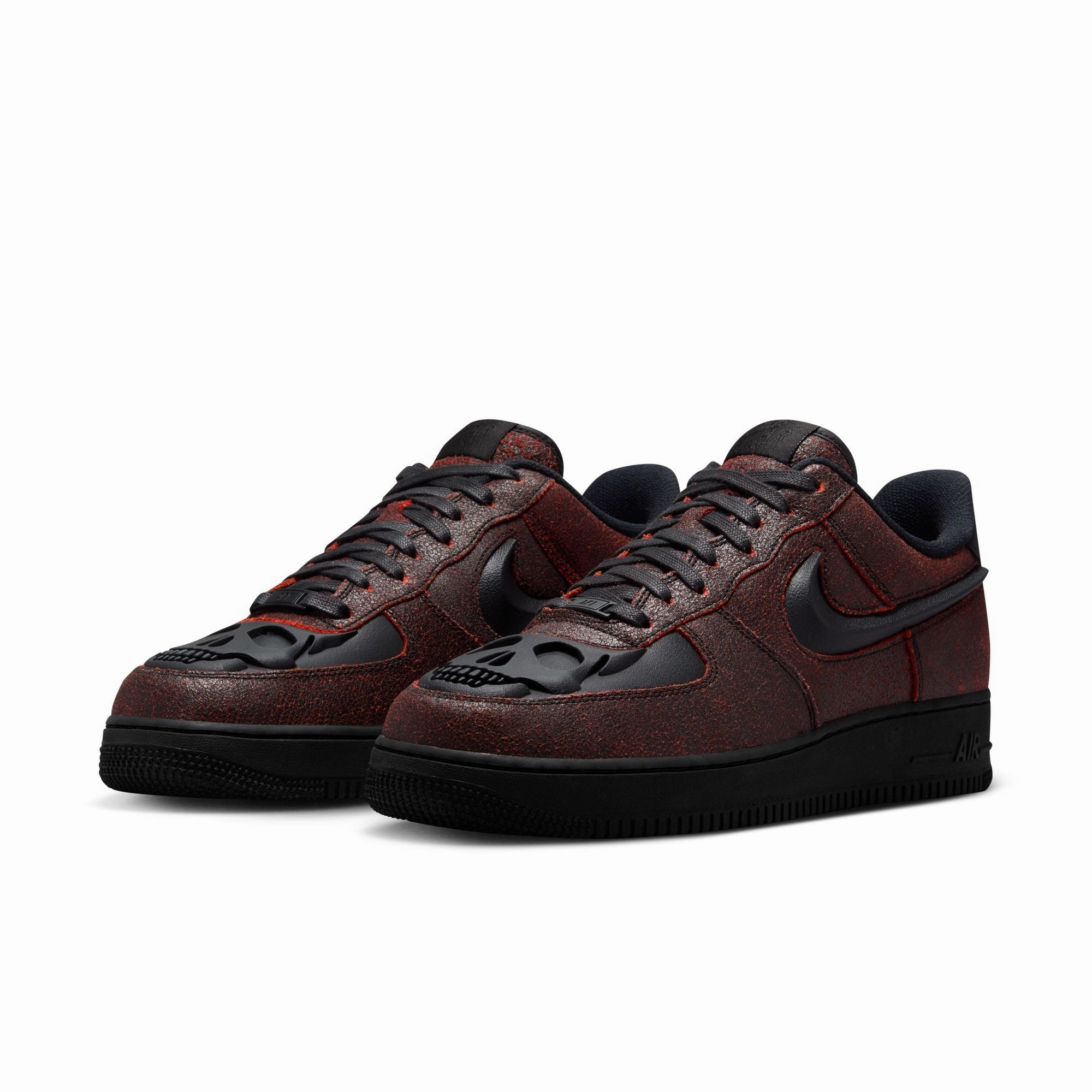 Nike Air Force 1 Retro 'Halloween Skull' Men's Shoes Flywire Cables