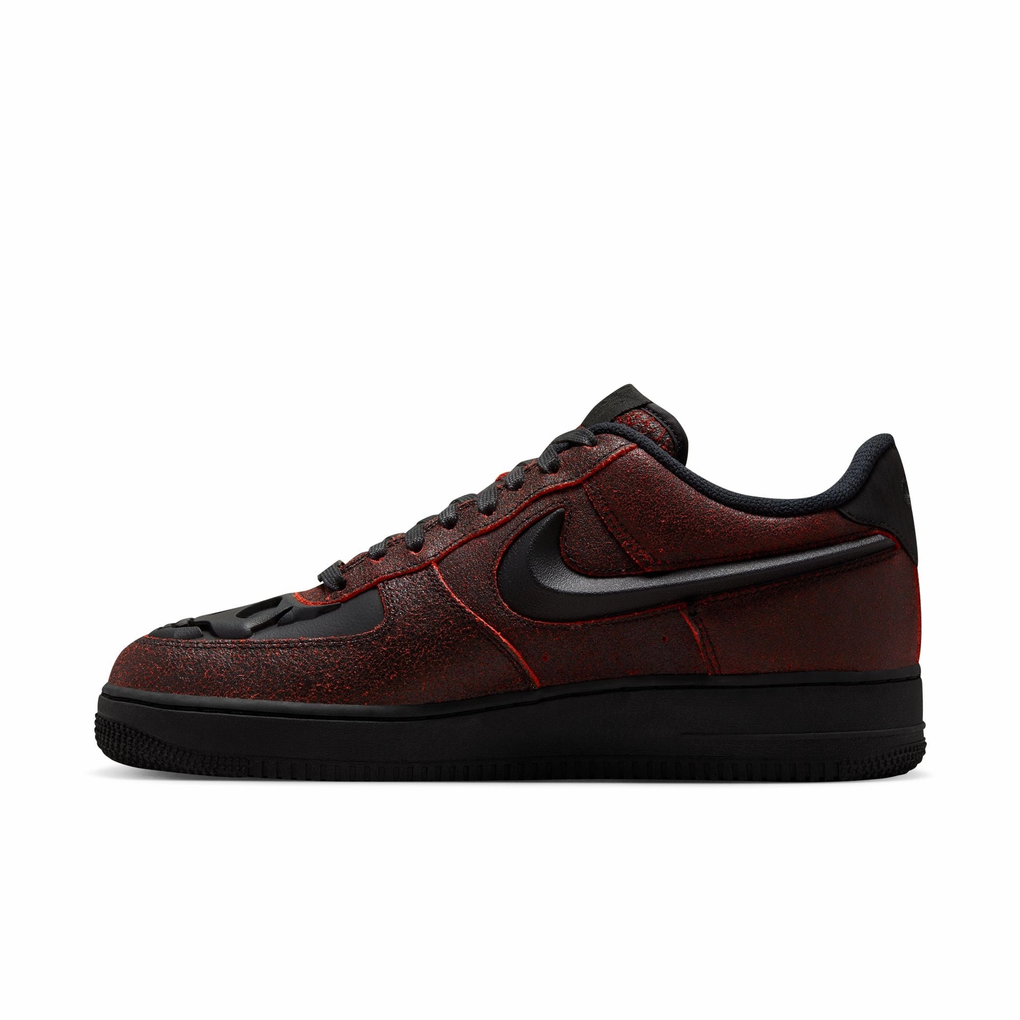 Adaptive Arch Support Foam Midsole Grip Nike Air Force 1 Retro 'Halloween Skull' Men's Shoes