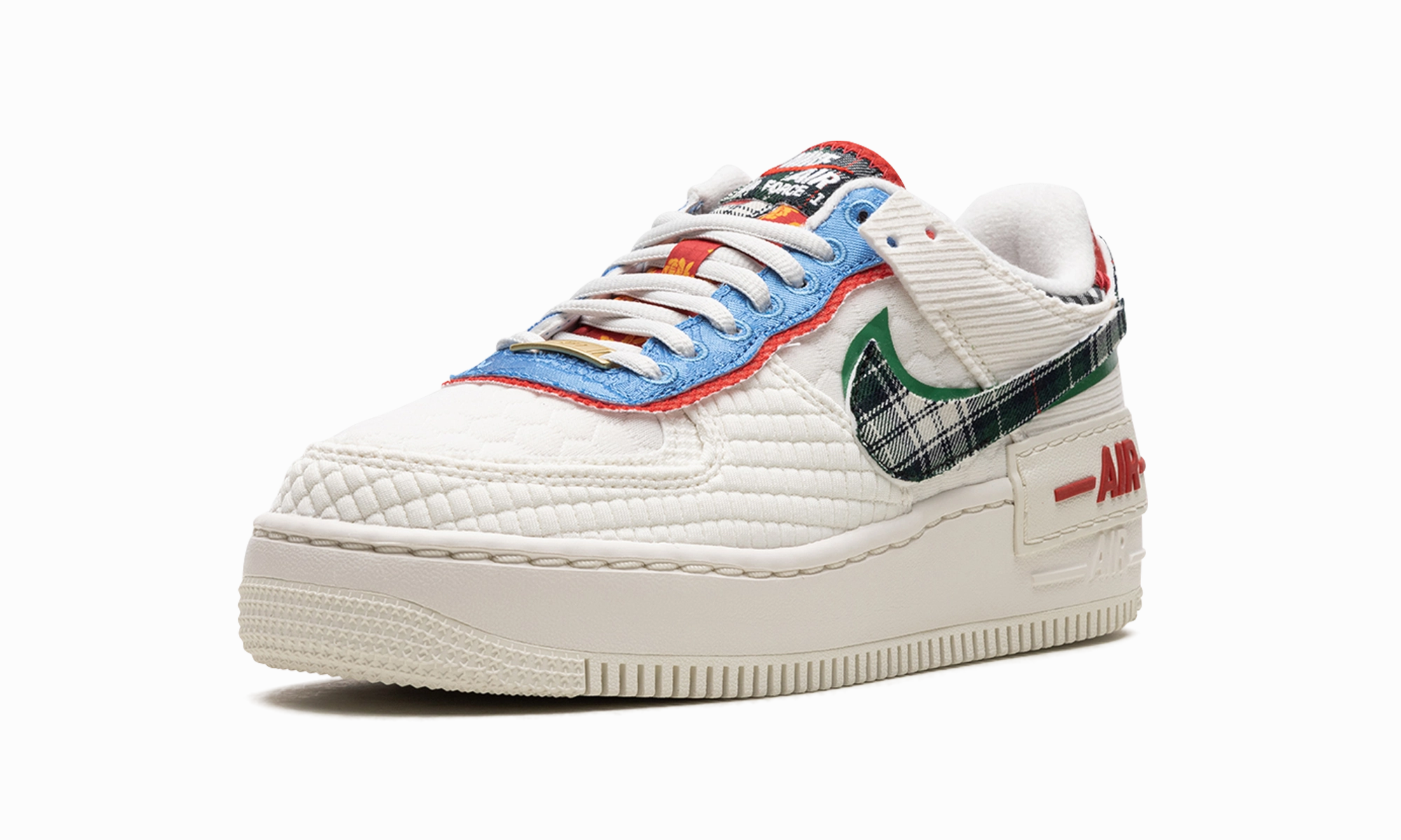 NIKE AIR FORCE 1 SHADO WMNS "Multi-Material" Classic Build