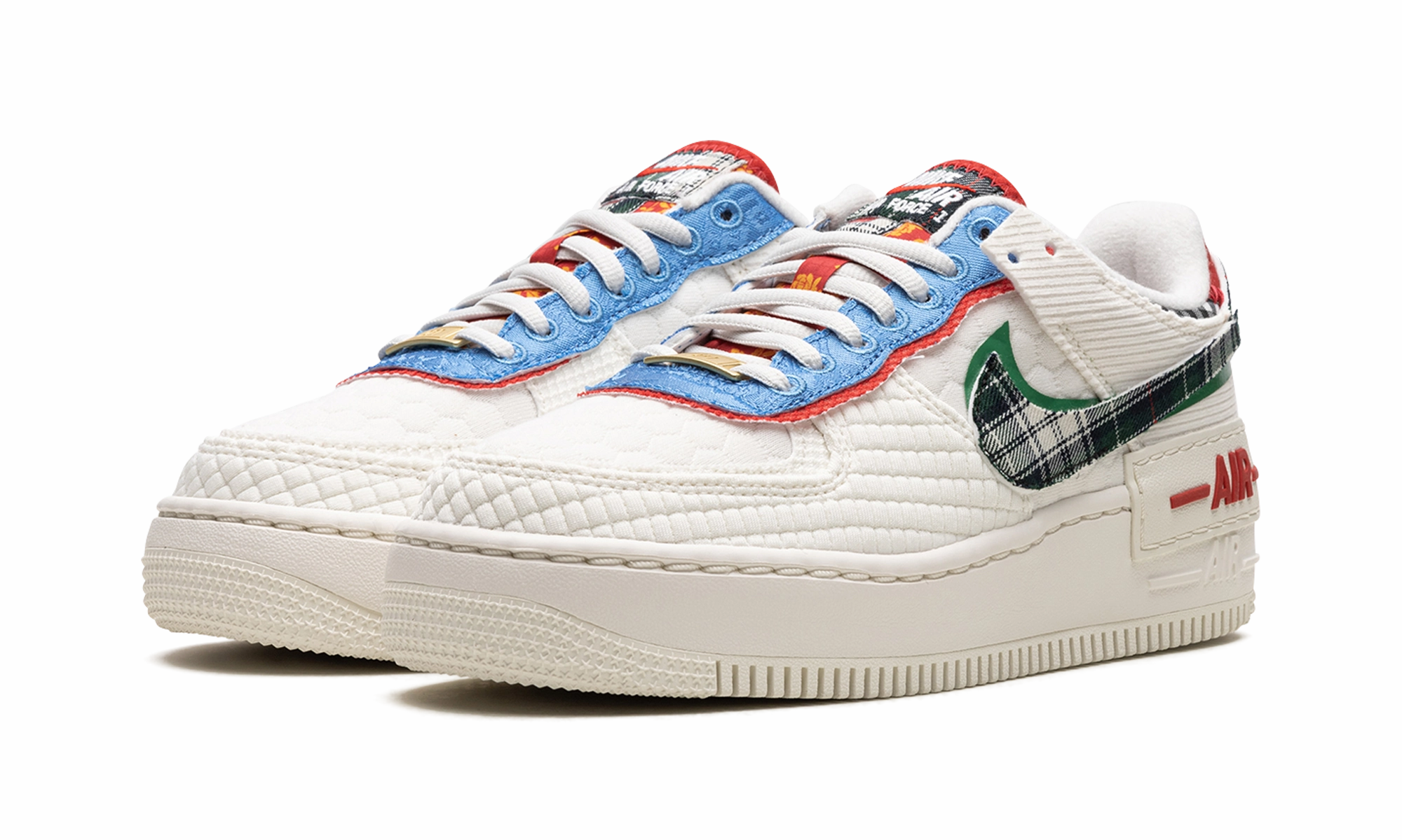 NIKE AIR FORCE 1 SHADO WMNS "Multi-Material" walking shoes