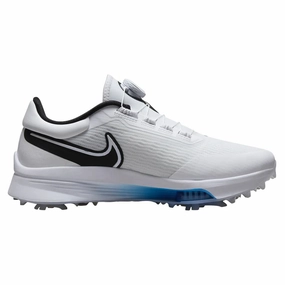 Nike Air Zoom Infinity Tour Next% BOA Golf Shoes White/Black/Photo Blue - 23 Men Adjustable Heel Lock Recycled Padding