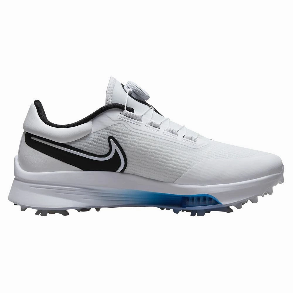 Nike Air Zoom Infinity Tour Next% BOA Golf Shoes White/Black/Photo Blue - 23 Men Padded shock absorption All weather