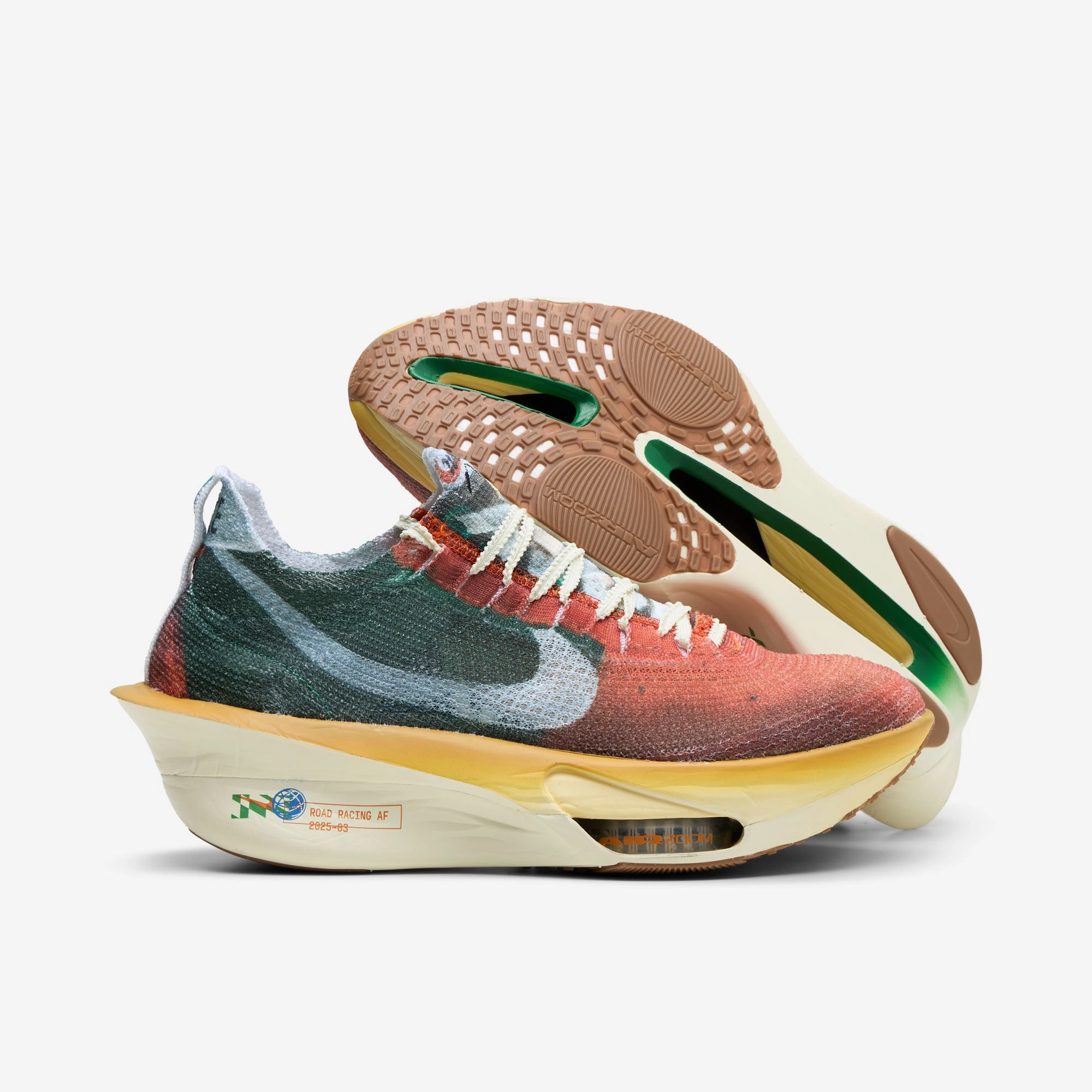 Nike Alphafly Next% 3 PRM Multi-Colour / Starfish - Aloe Verde advanced runner running wear