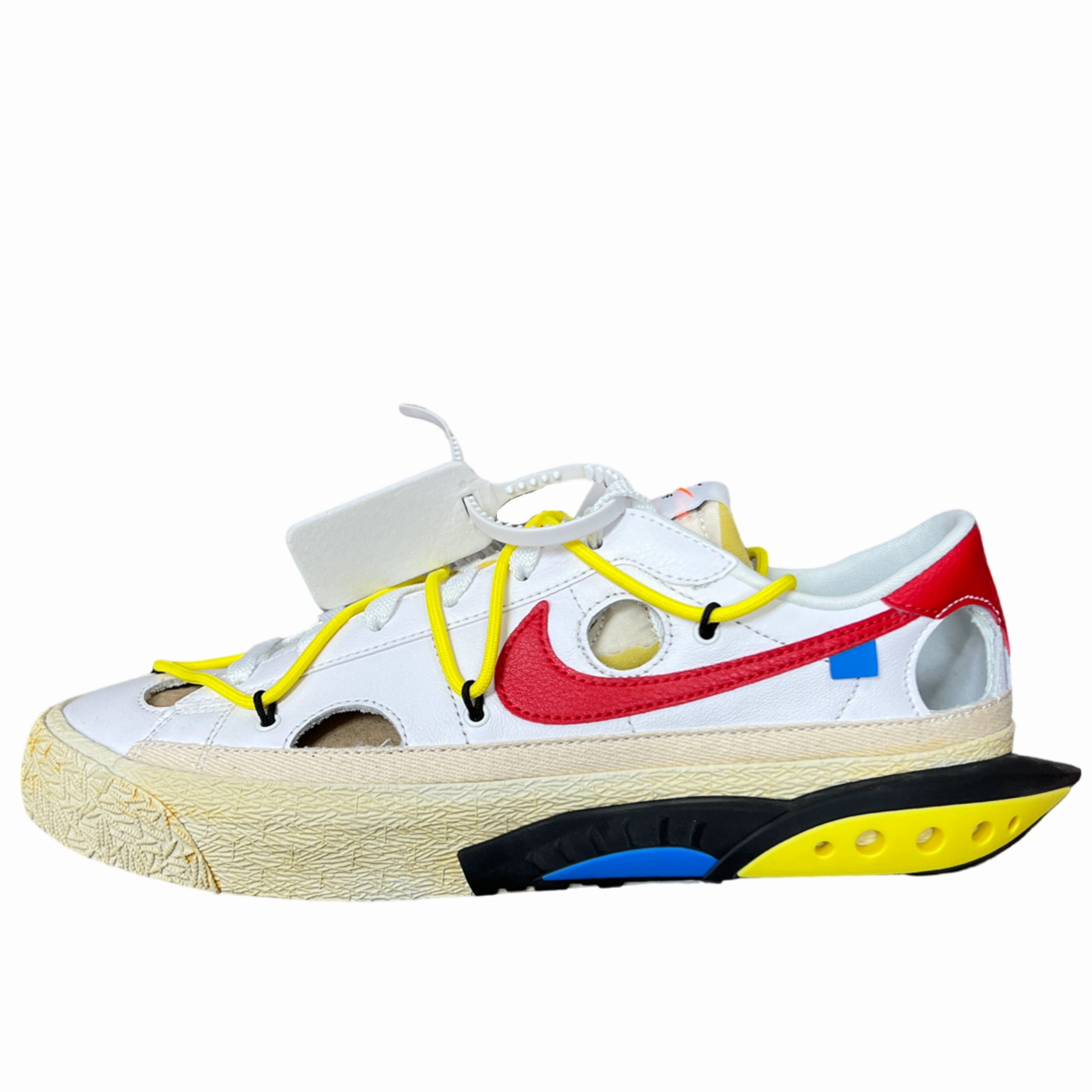 Seamless Fit Nike Blazer Low Off-White White University Red
