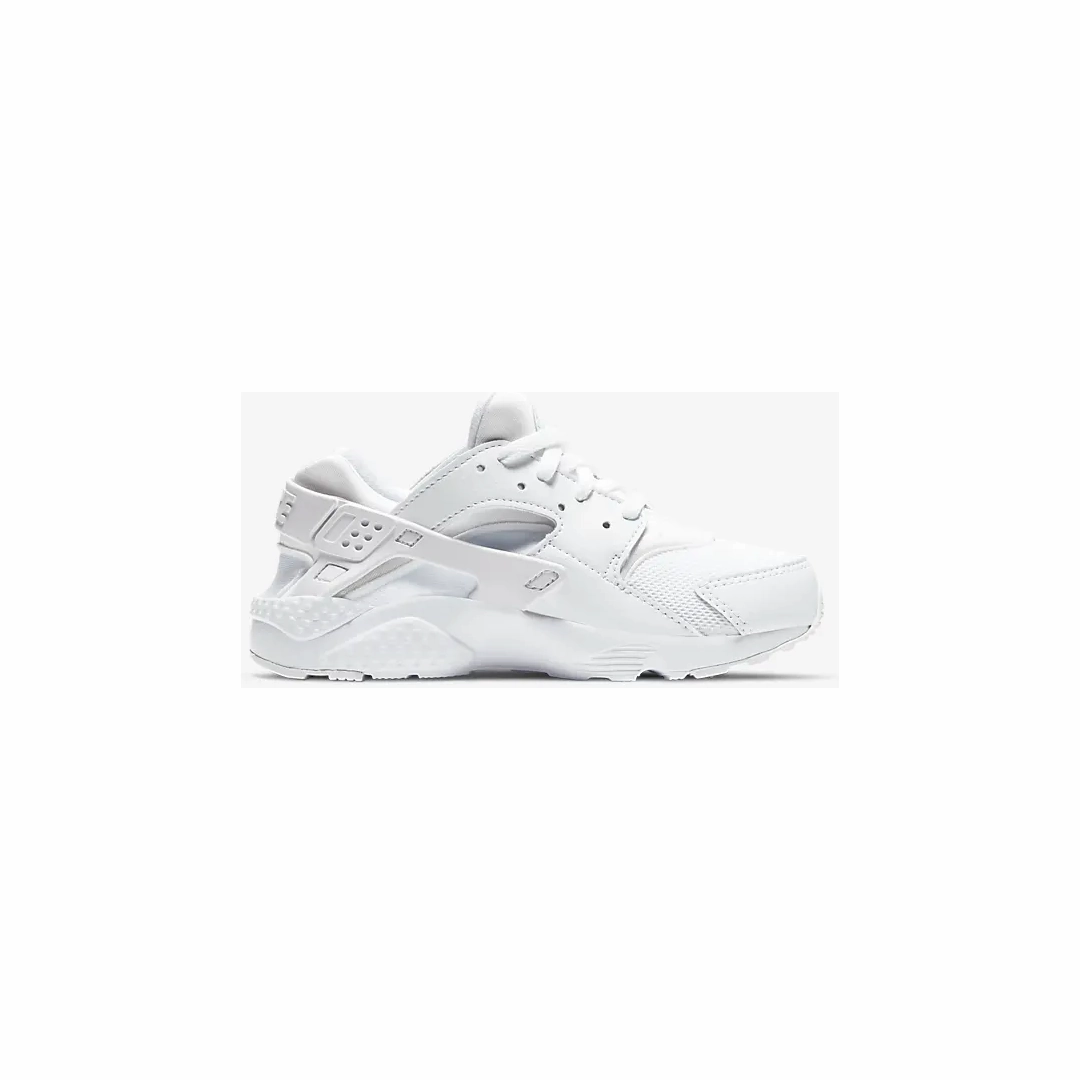 Nike Kid's Huarache Run Shoes - White / Pure Platinum / White Trail Walk