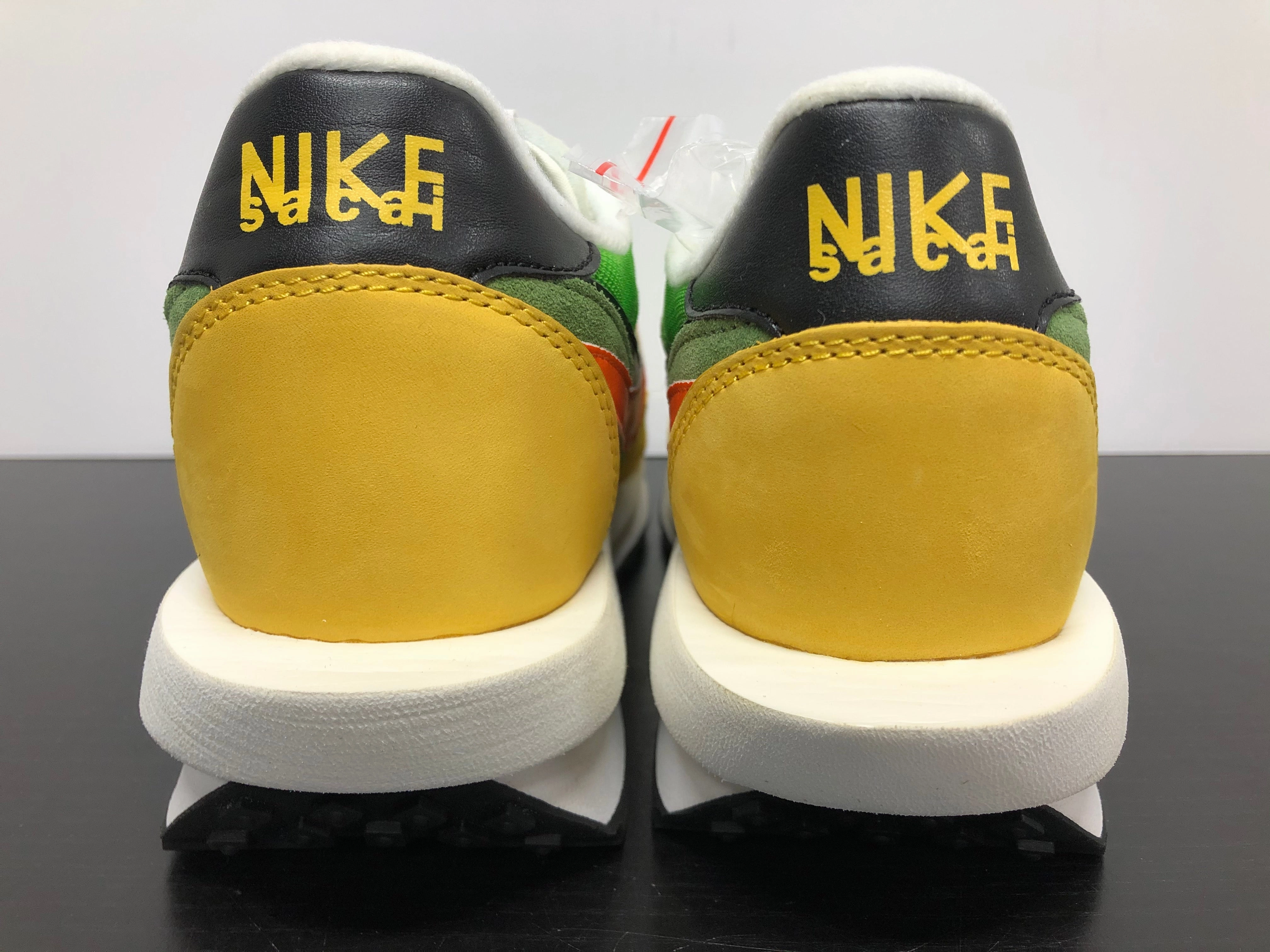 Air Mesh Casual Sporty Nike LD Waffle Sacai Green Gusto