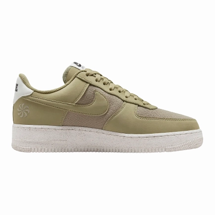 Nike Men's Air Force 1 '07 LV8 Shoes - Neutral Olive / Sail / Black Eco Friendly Recycled Materials