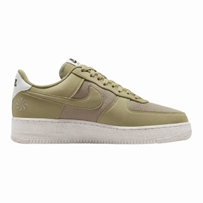 Nike Men's Air Force 1 '07 LV8 Shoes - Neutral Olive / Sail / Black Eco Friendly Recycled Materials