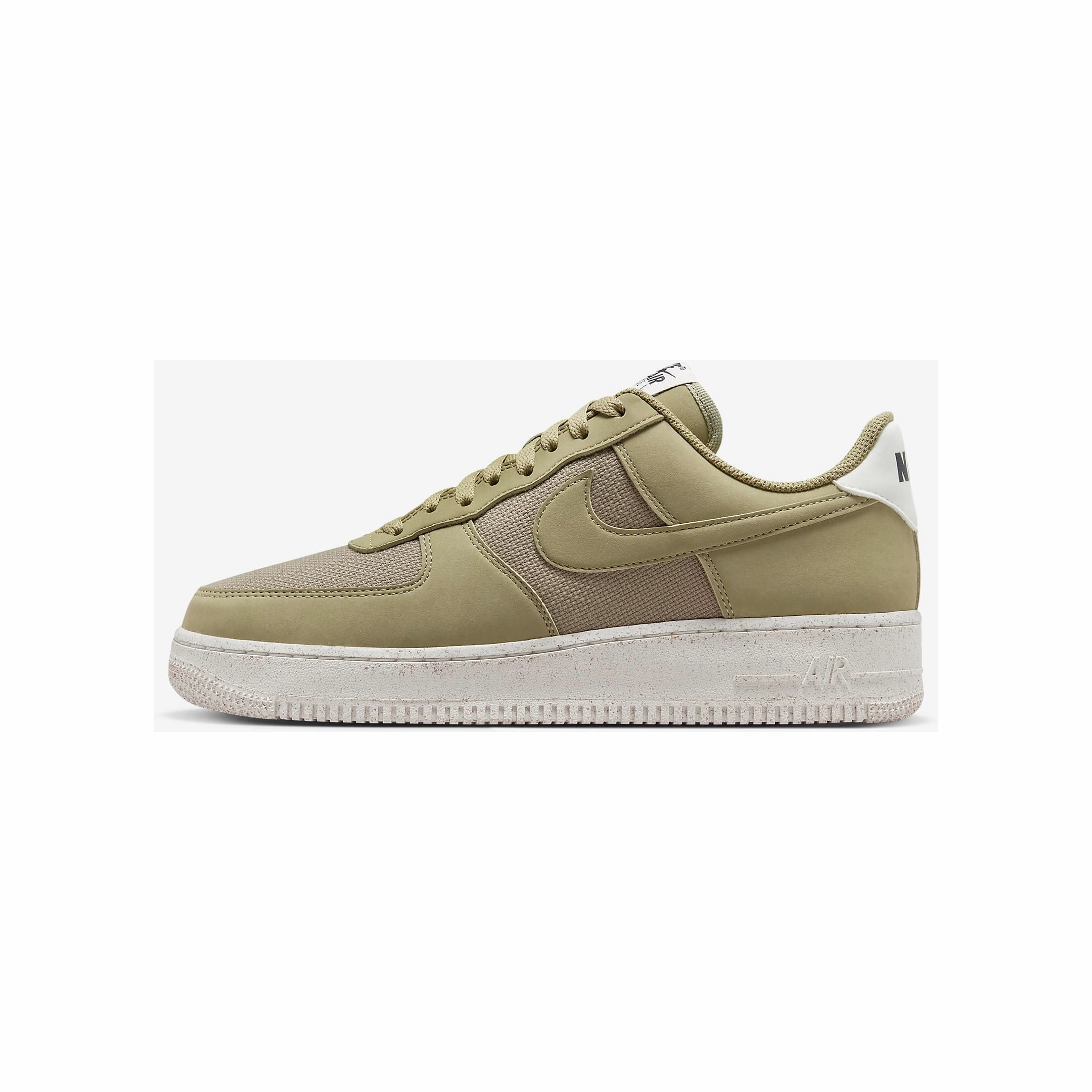 Flexible Midsole Shank Padded cushioning Nike Men's Air Force 1 '07 LV8 Shoes - Neutral Olive / Sail / Black