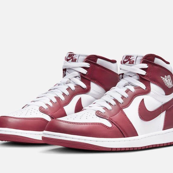 Responsive ride Nike Men's Air Jordan 1 Retro High OG Shoes - White / Team Red