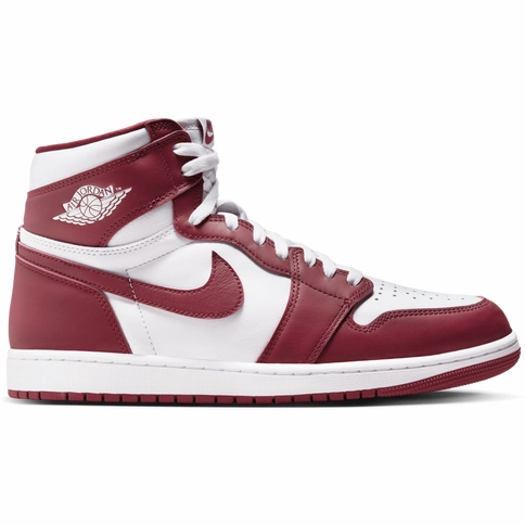 Responsive Choice Nike Men's Air Jordan 1 Retro High OG Shoes - White / Team Red