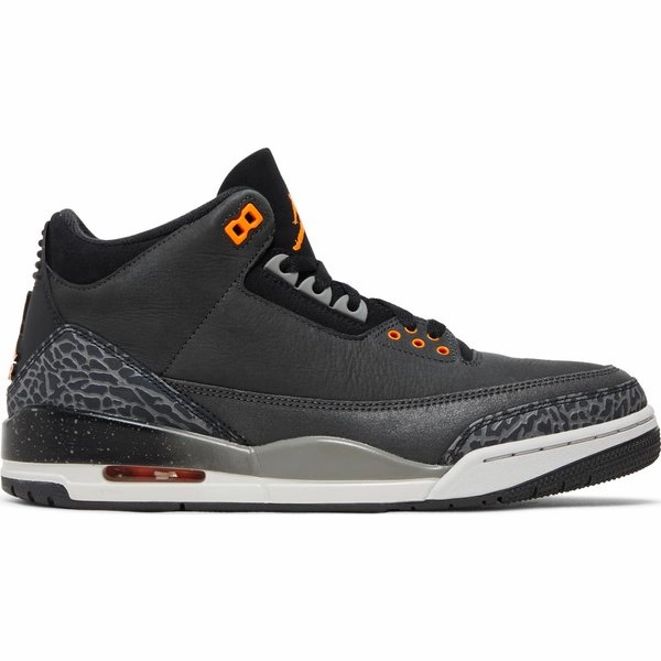 Nike Men's Air Jordan 3 Retro Shoes - Night Stadium / Orange / Black / Pewter / Grey Comfortable Style Running Style