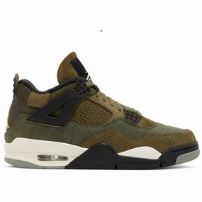 Thermo Regulating Fabric Light Fabric Nike Men's Air Jordan 4 Retro SE Shoes - Olive Green / Vanilla / Khaki / Black / Sail
