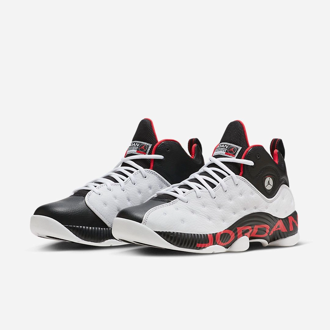 Nike Men's Air Jordan Jumpman Team 2 Chicago Home Shoes - White / Black / Red Weekend Ready