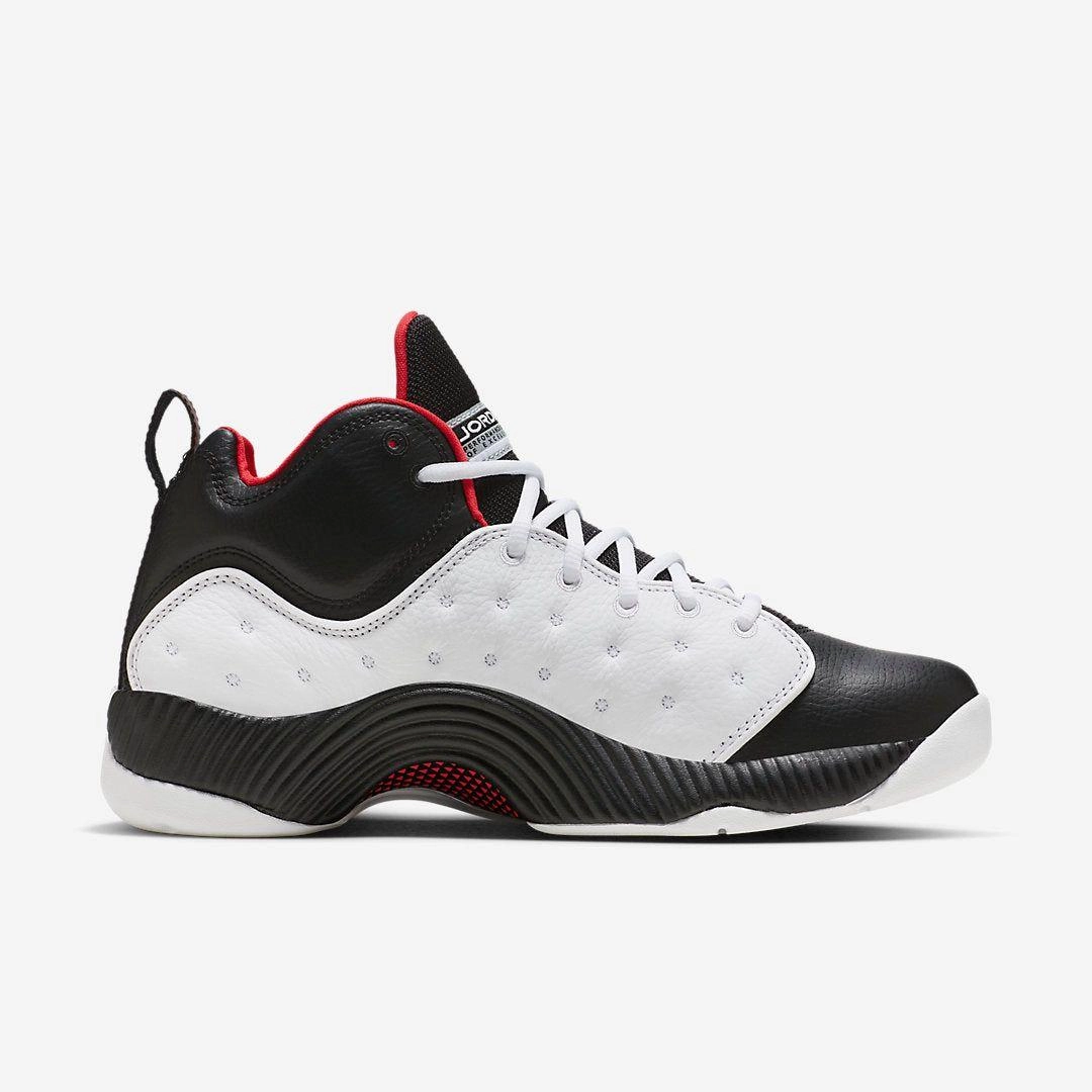 Nike Men's Air Jordan Jumpman Team 2 Chicago Home Shoes - White / Black / Red Torsion Stability Systems