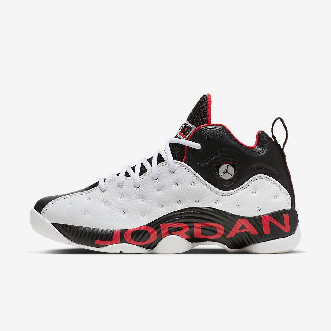Sneaker Cleaner Midfoot Lock System Nike Men's Air Jordan Jumpman Team 2 Chicago Home Shoes - White / Black / Red