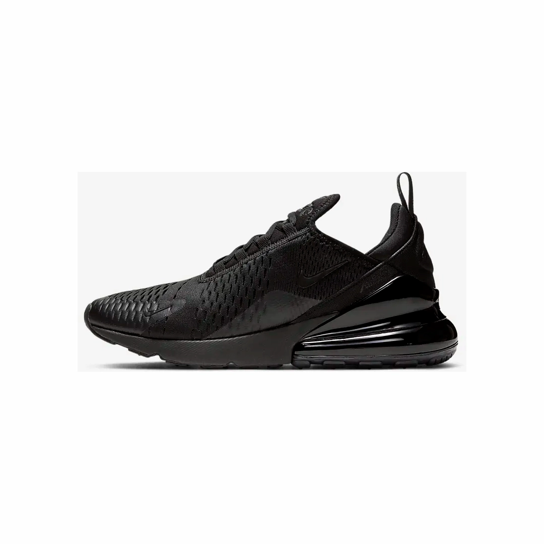 Footwear Focus Adjustable Lace Lock Nike Men's Air Max 270 Shoes - All Black
