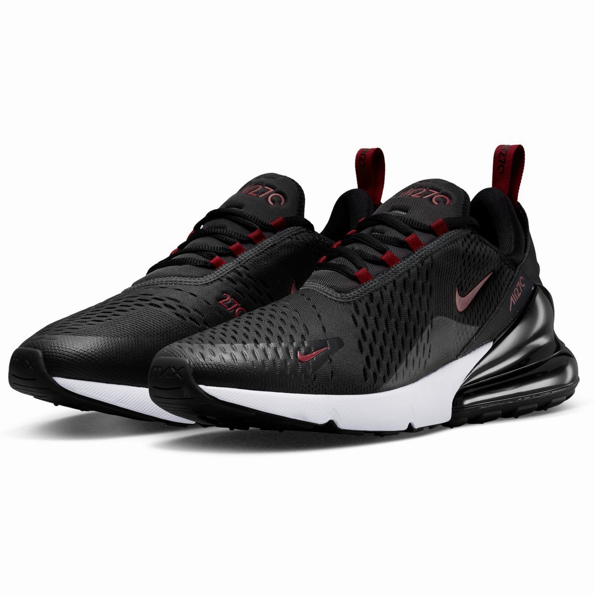 Professional Footwear Nike Men's Air Max 270 Shoes - Anthracite / Team Red / Black / White