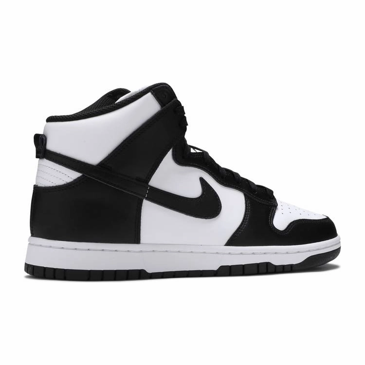 Nike Men's Dunk High Retro Shoes - White / Black Ventilation holes