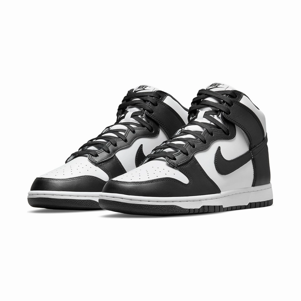 Dynamic Foot Rocking Systems Nike Men's Dunk High Retro Shoes - White / Black