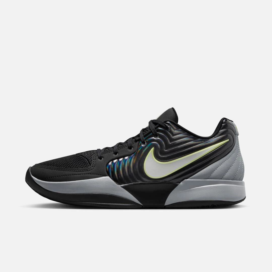 Nike Men's Ja 2 Foundation Shoes - Black / Phantom / Light Smoke Grey / Light Lemon Twist Shock Absorbing Heel work commute