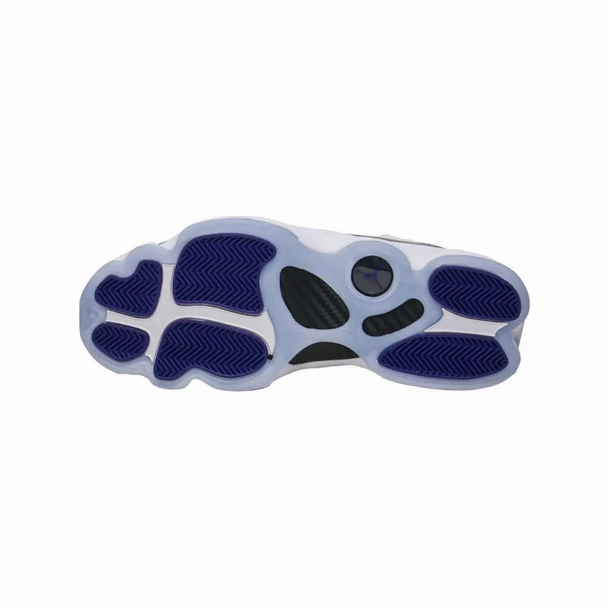 Nike Men's Jordan 6 Rings Shoes - White / Black / Dark Concorde Blue Lifestyle Mode