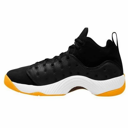 Iconic Style Nike Men's Jordan Jumpman Team II Black Taxi Shoes - Black / Yellow