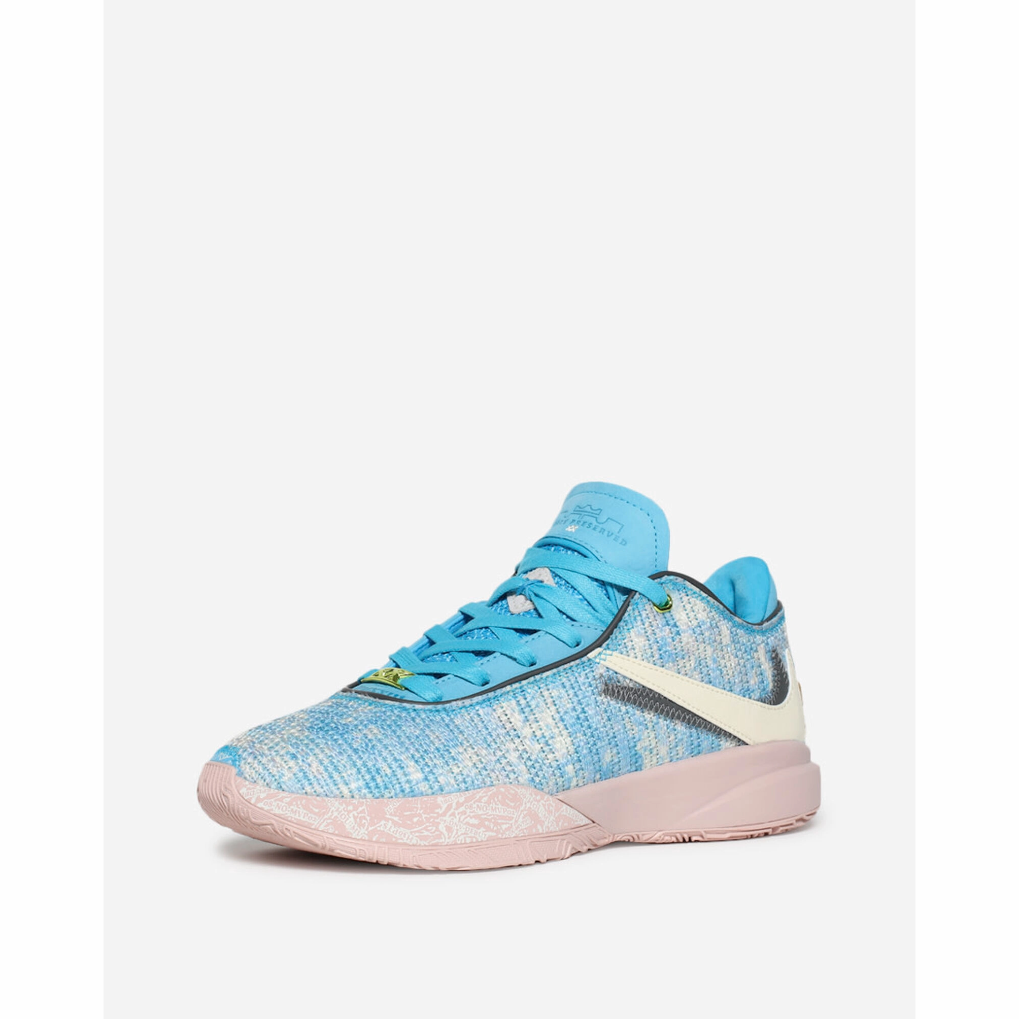Superior Cushioning Nike Men's Lebron XX ASW All Star Shoes - Blue / Coconut Milk