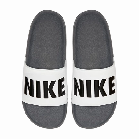 Nike Men's Offcourt Slides - Dark Grey / White / Black TPROutsole Freedom Walk