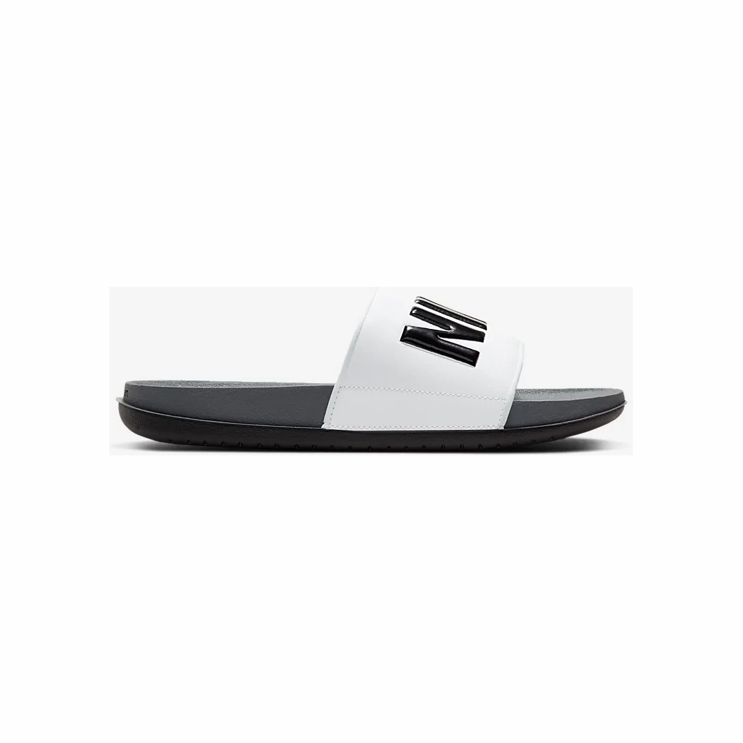Nike Men's Offcourt Slides - Dark Grey / White / Black Full Comfort