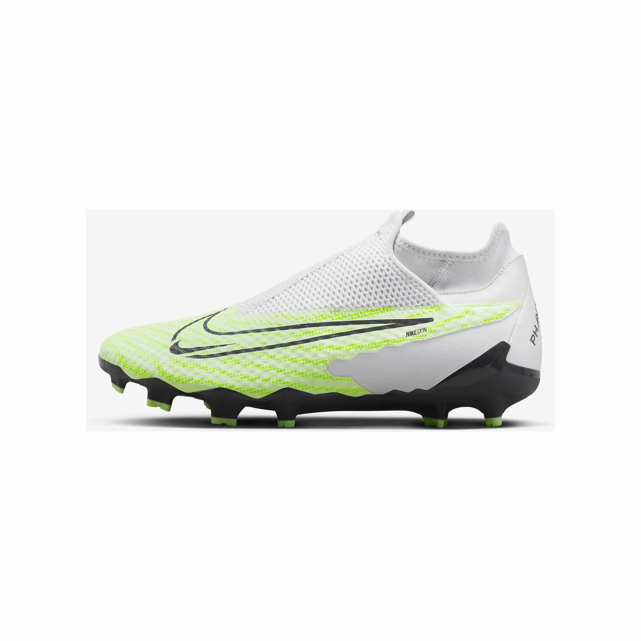 Nike Men's Phantom GX Academy Dynamic Fit MG Cleats - Barely Volt / Barely Grape / Gridiron Slip   Resistant Comfort Tongue