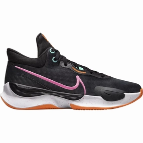 Fitness Lovers Nike Men's Renew Elevate 3 Shoes - Black /Anthracite / Brilliant Orange / Pink Spell