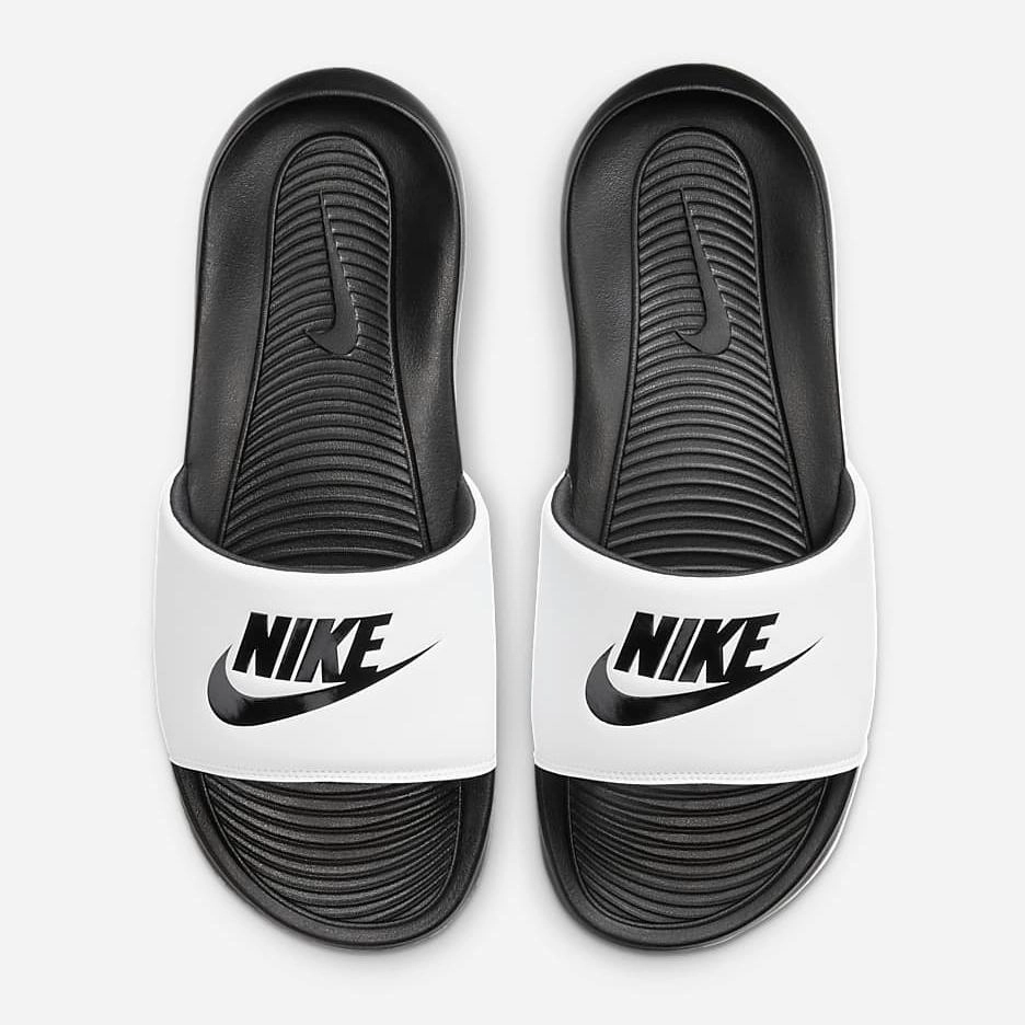 Comfort Rating Nike Men's Victori One Slides - Black / White / Black