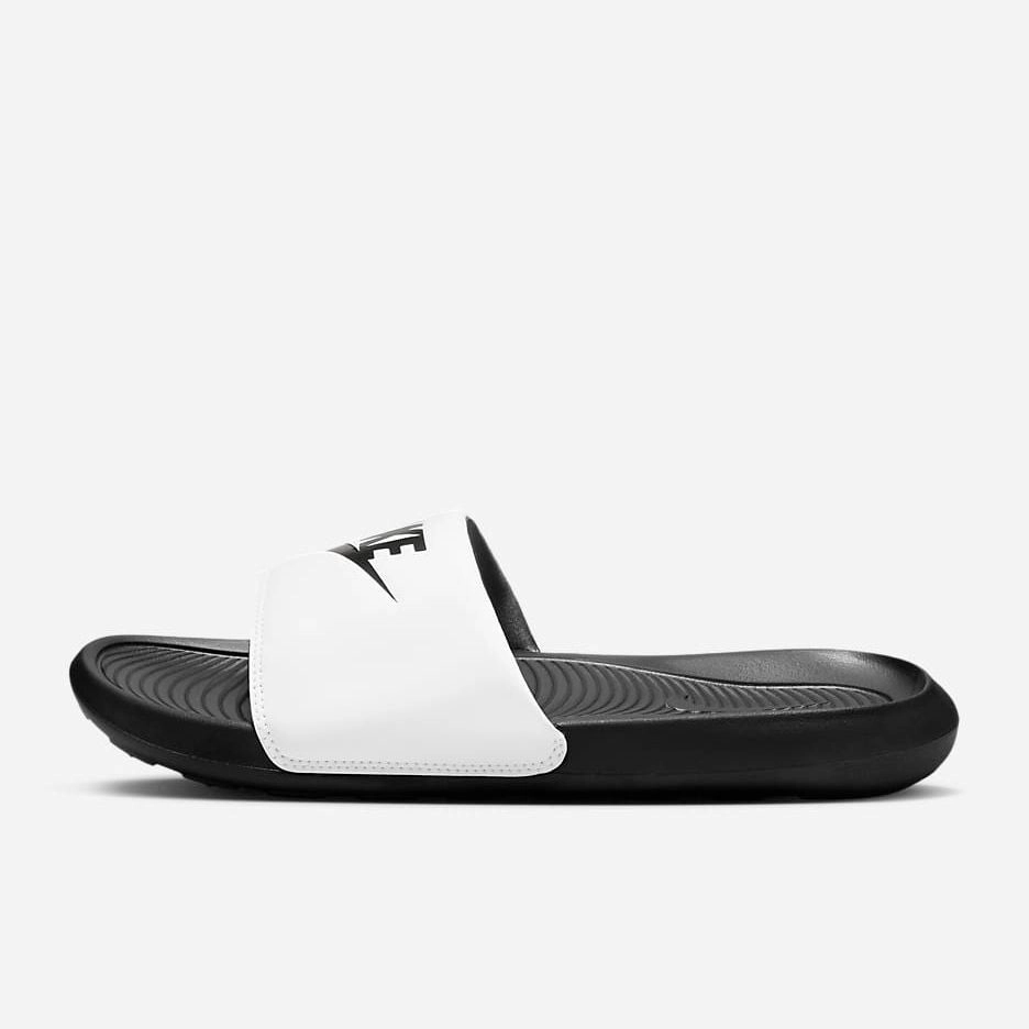 GoodGrip Nike Men's Victori One Slides - Black / White / Black