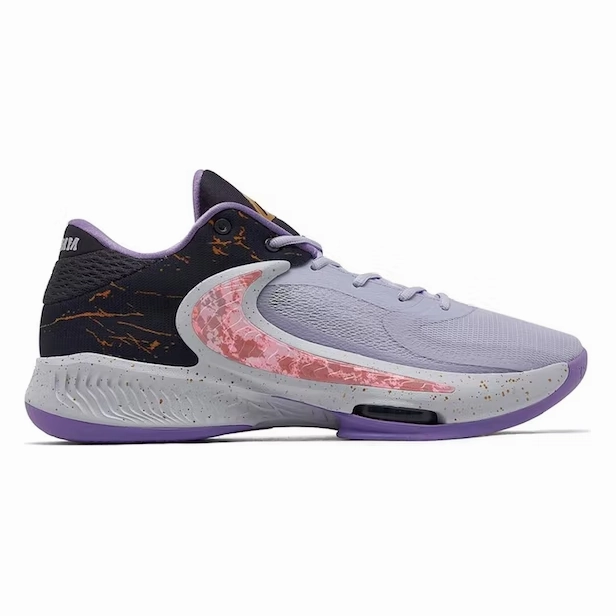 Minimal Pressure Urban Trekking Nike Men's Zoom Freak 4 Shoes - Oxygen Space / Space Purple / Gridiron