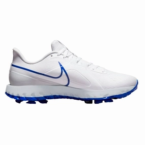 Aerodynamic Shaping Unisex Fit Nike React Infinity Pro Golf Shoes White/Racer Blue/Pure Platinum - FW20 Men