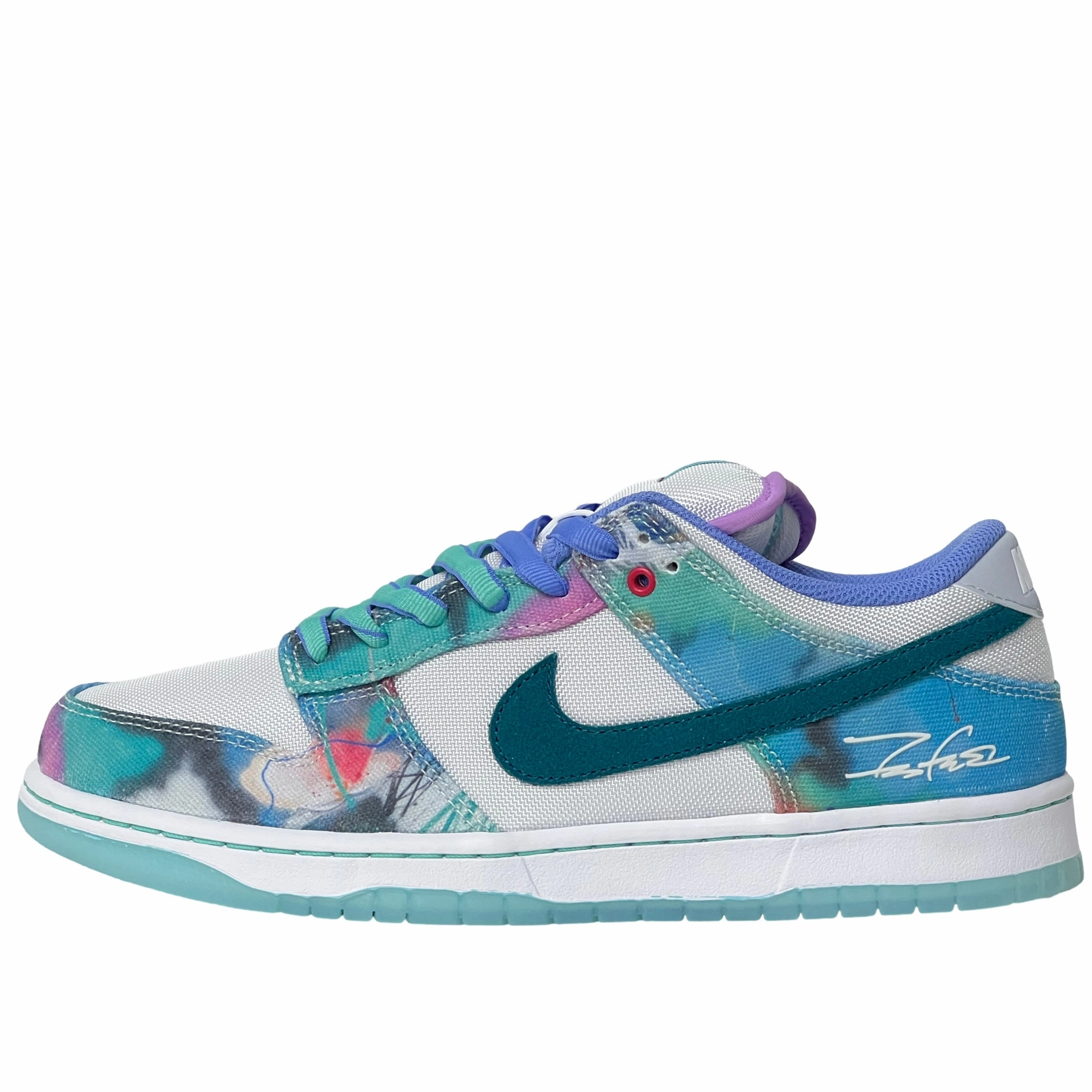 Comfortable Strapping Nike SB Dunk Low Futura Bleached Aqua