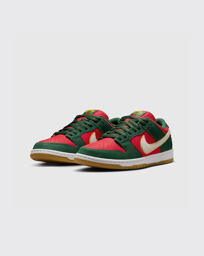 Breathable knit perforated upper Nike SB Dunk Low Pro ??Seattle Supersonics?? Shoe