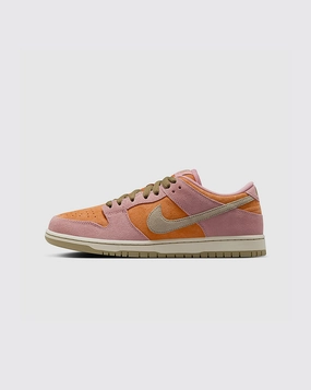 Foot Protection Breathable Collar Padding Nike SB Dunk Low Pro Shoe - Red Stardust/Monarch
