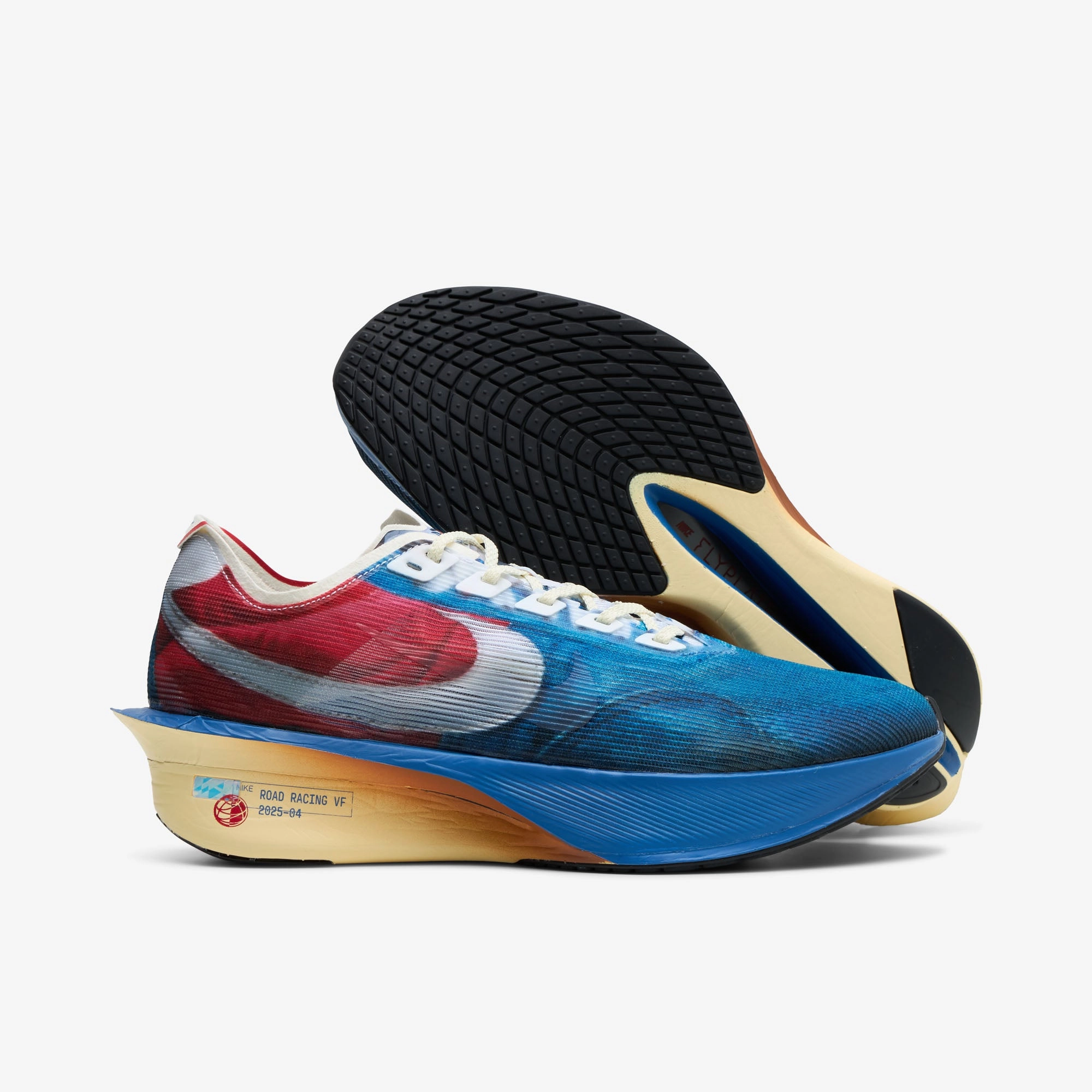 Impact Diverting Outsole Nike Vaporfly Next% 4 PRM Multi-Colour / Mountain Blue - Fire Red